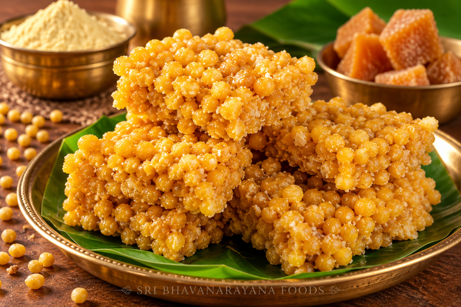 బెల్లం బూంది అచ్చు / బూంది మిఠాయి / కరకజ్జం
